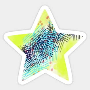 Star Abstract 2 Sticker
